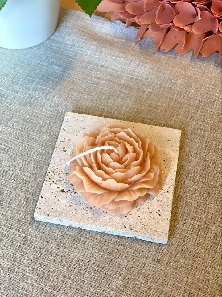 Peony Soy Wax Scented Candle Glory
