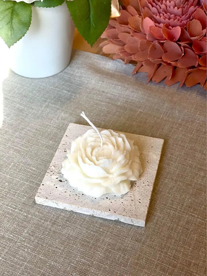 Peony Soy Wax Scented Candle Glory