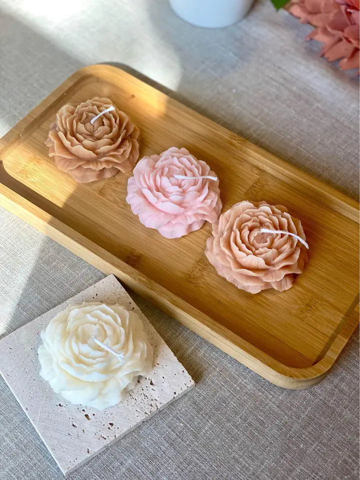 Peony Soy Wax Scented Candle Glory