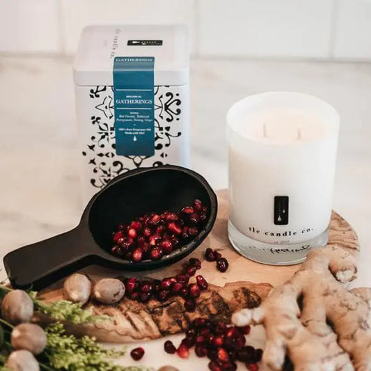 Gatherings - Red Currant and Pomegranate Soy Candle Glory