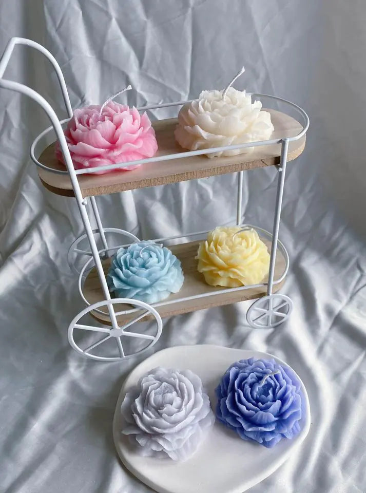 Peony Soy Wax Scented Candle Glory
