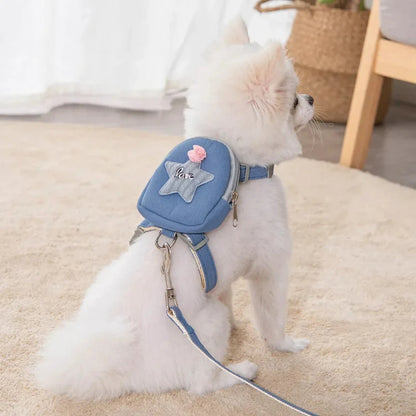 Pet Accessories: Dog Leash, Harness, Collar, Cat Strap & Backpack GLory Glory