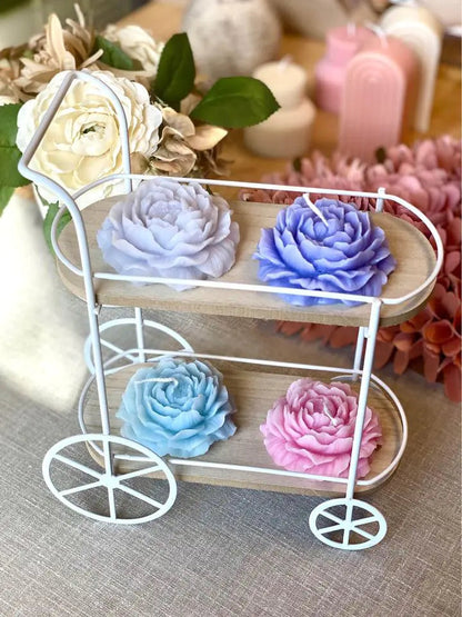 Peony Soy Wax Scented Candle Glory