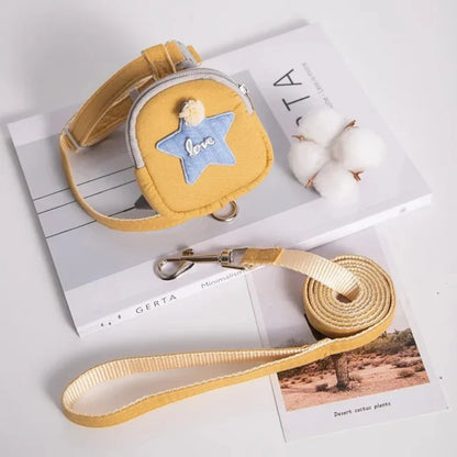 Pet Accessories: Dog Leash, Harness, Collar, Cat Strap & Backpack GLory Glory