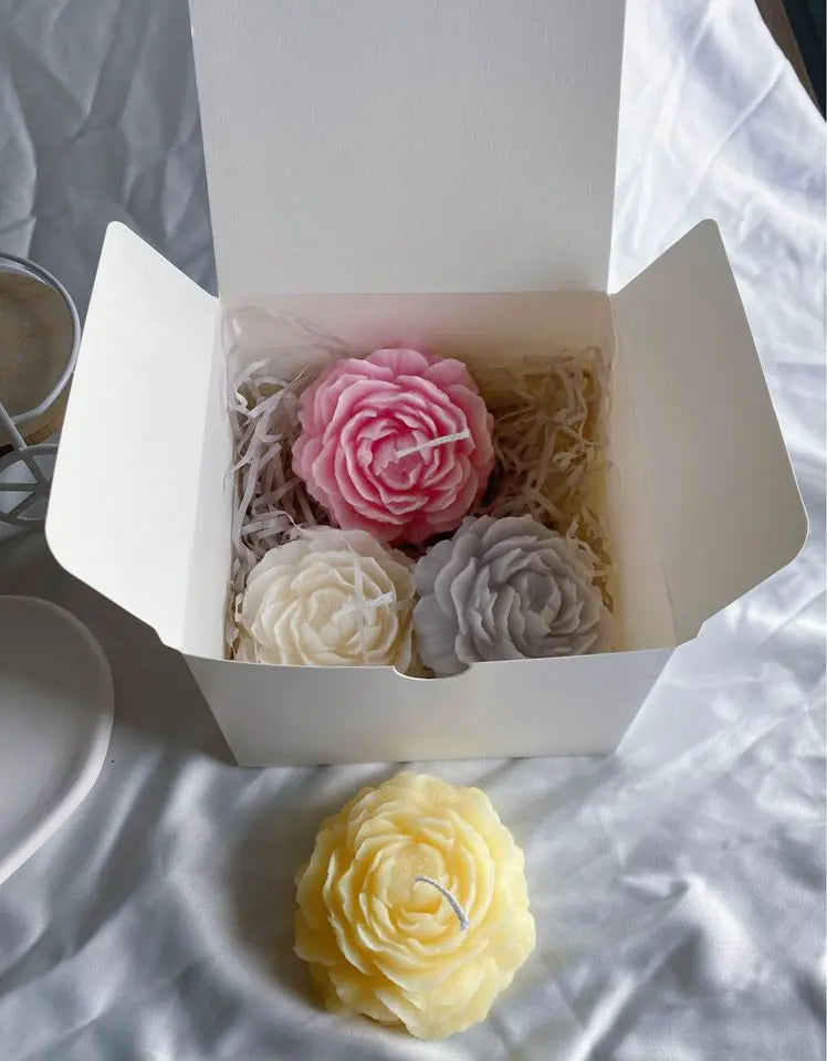 Peony Soy Wax Scented Candle Glory