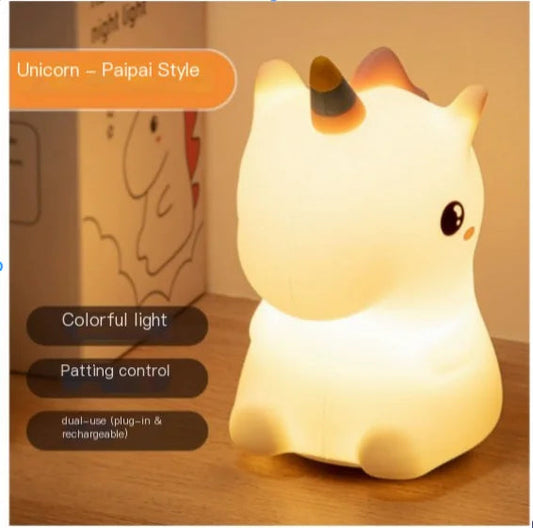 LED Unicorn Bedside Night Light Glory