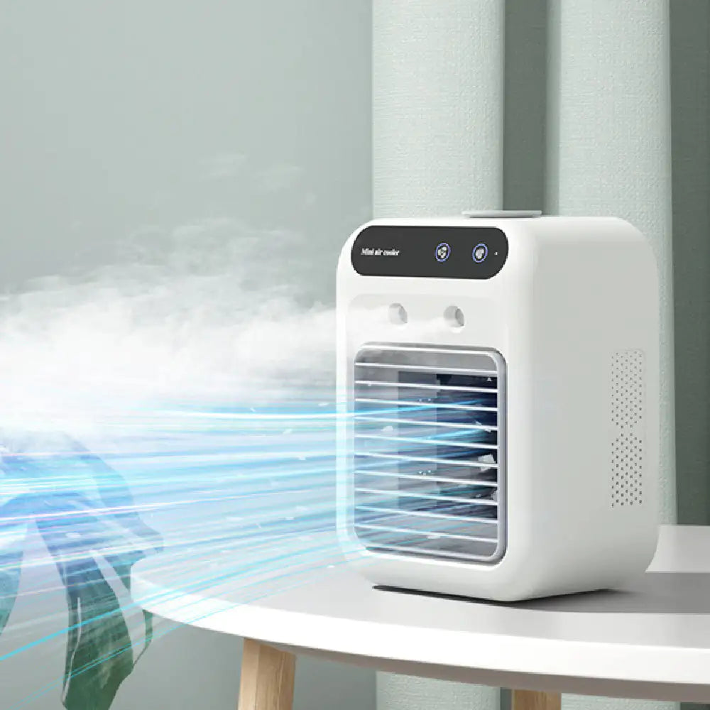 Mini Portable Air Cooler 3-in-1 – AC Fan, Humidifier for Room, Office & Car | Fast Cooling Glory