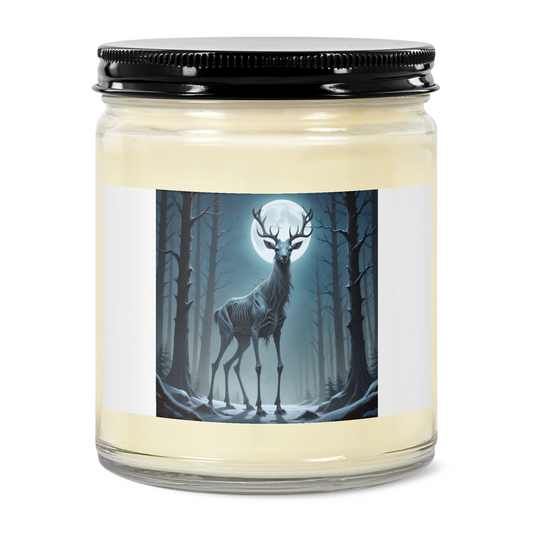 Wendigo-Soy-Candle-9oz – Hand-Poured-Candle-with-9-Available Scents-|-Dark-Fantasy-Artwork