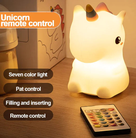 LED Unicorn Bedside Night Light Glory