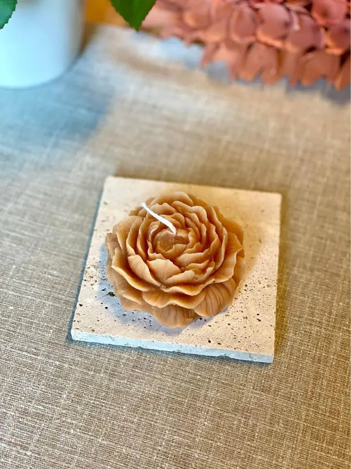 Peony Soy Wax Scented Candle Glory