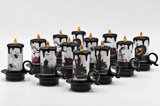 Halloween Candle Decor, Electronic Candle Light Glory