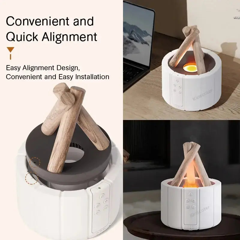 Simulated Flame Aroma Diffuser Glory